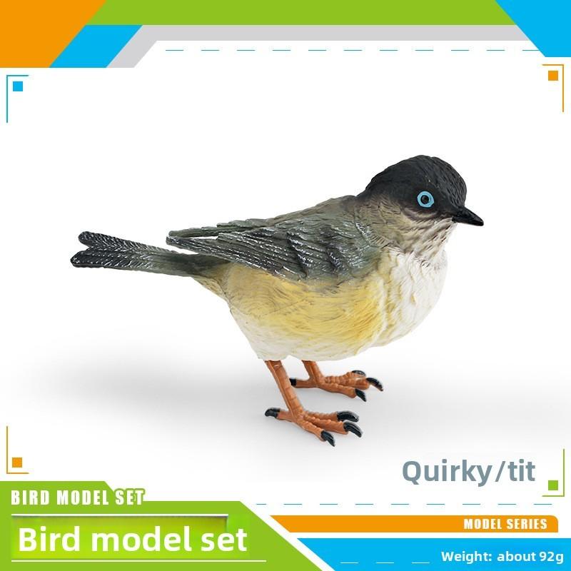 Mandarin Duck Bird Model Pvc Realistic Parrot Desktop Decor For Kids And Collectors