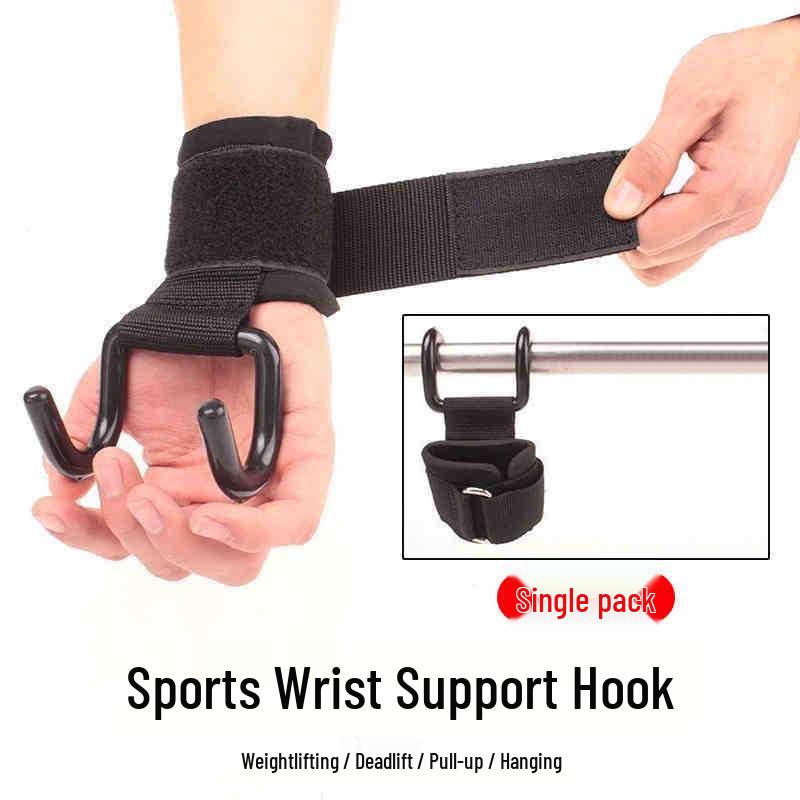 Protiskluzové zápěstní háky pro shyby, činku, jednoručky a mrtvé tahy