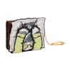 Louis Vuitton X Grace Coddington Collaboration Catogram Cat Pawket Silver Metal Illustrated Graffiti Leather Wallet Women wallet White Green M25732