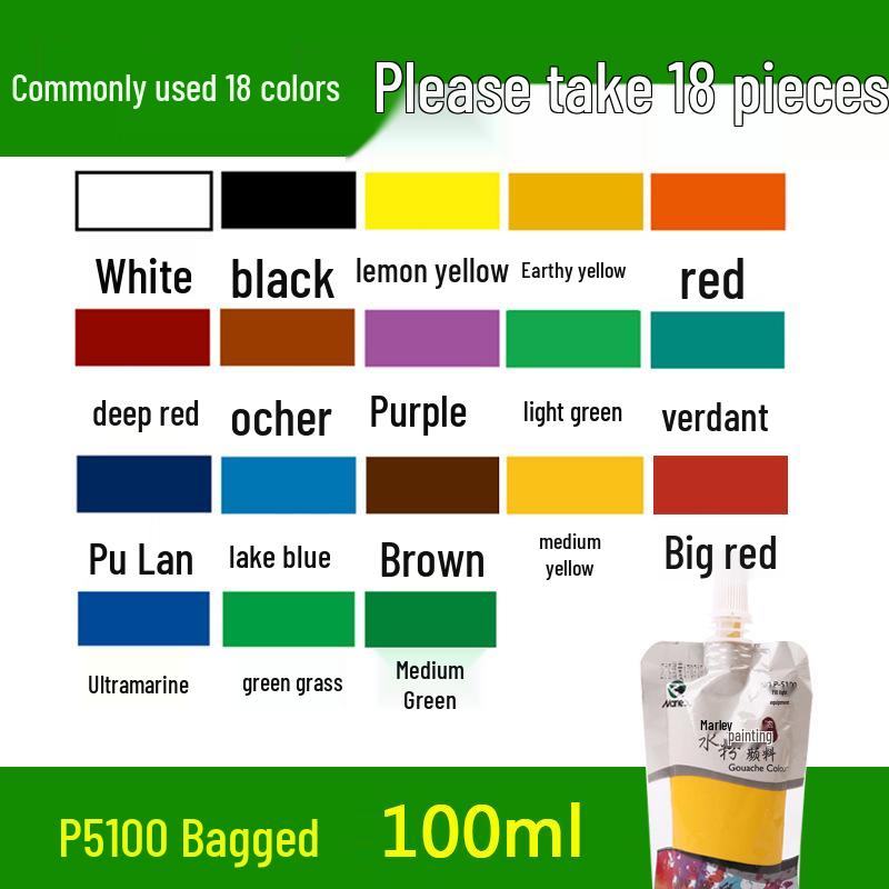Mali Concentrated Gouache Paint Refill - Jelly Pigment for Art Exams