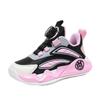 Babu Bean Girls Shoes Leather Surface Autumn and Winter New Children's Sports Shoes Non-slip Soft Sole Medium and Elderly Light Running Shoes