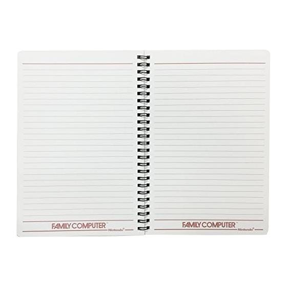 Family Computer Series Ring Notebook A - Famicom Design, 40 Sheets (80 Pages) / 7mm Rule / Twin Ring Binding