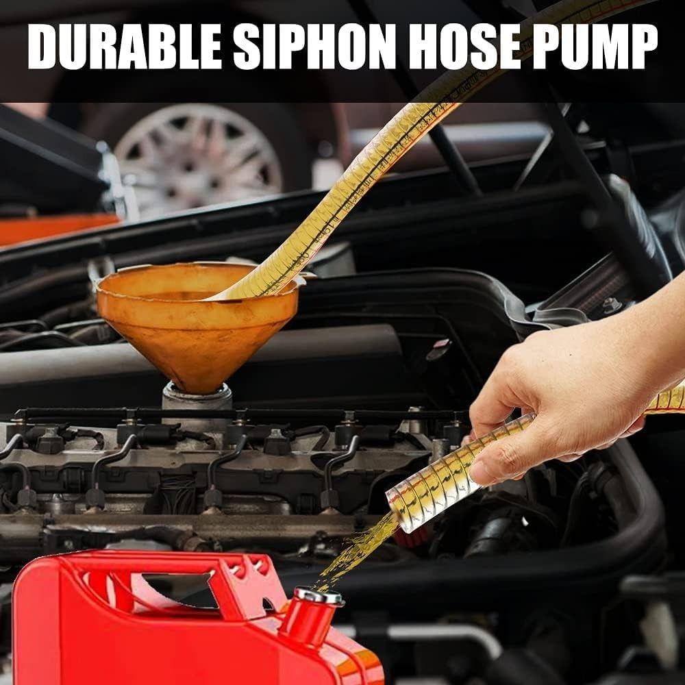 Metal Buckle Siphon Hose Heavy Duty Fuel Transfer Tube Jiggler Hose Jiggler Pump  Boats