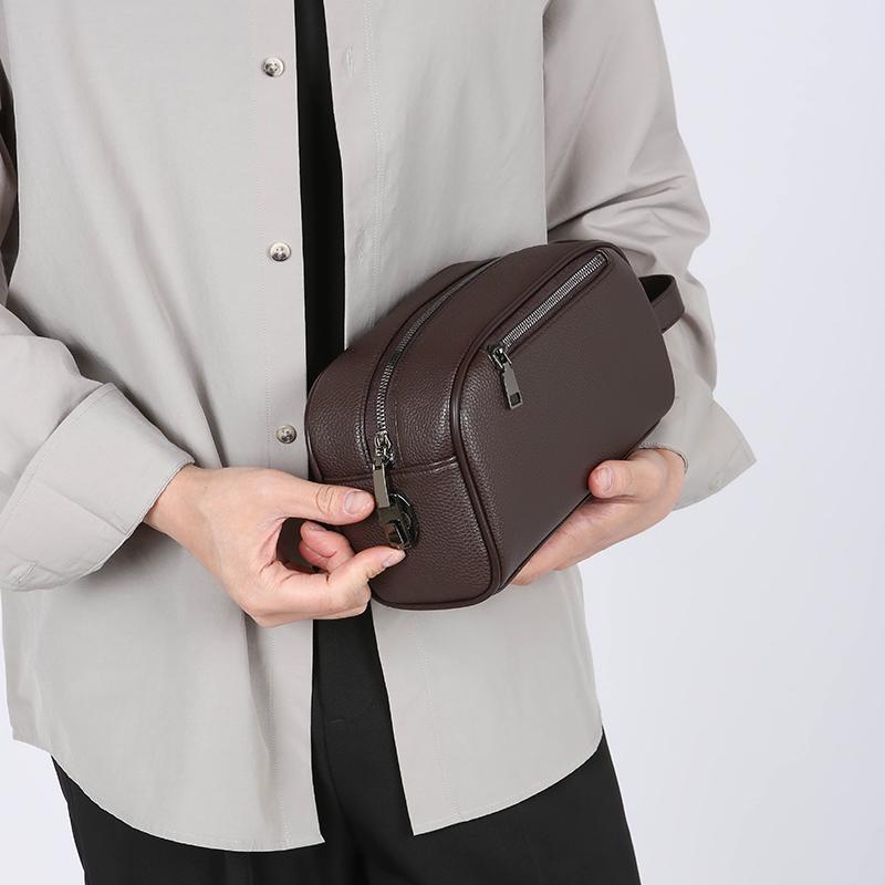 New Men's Handbag with Password Lock, Stylish Large Capacity Casual Multi Pocket Clutches for Men Wallet