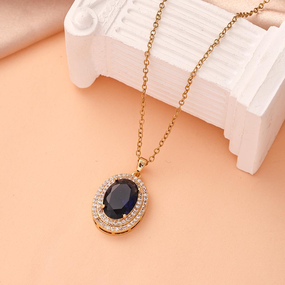 Women's Luxury Titanium Steel Pendant Clavicle & Long Sweater Necklace - Niche Design