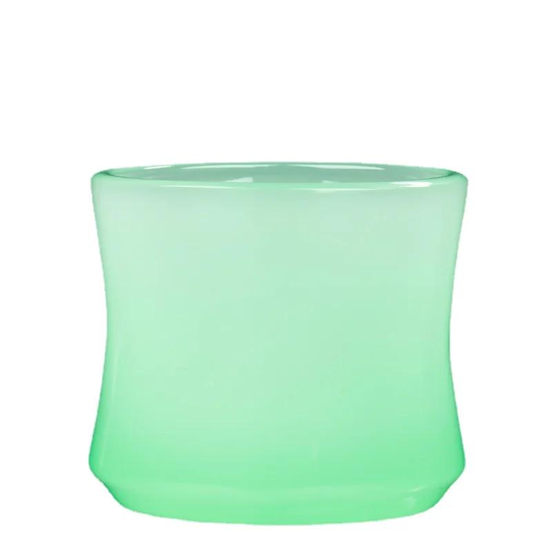 Ru Qing Celadon Porcelain Glass Single Cup-Bamboo Joint Cup Chinese Style Green Tea Cup for Tea Chahai Tea Cup Set  200ml
