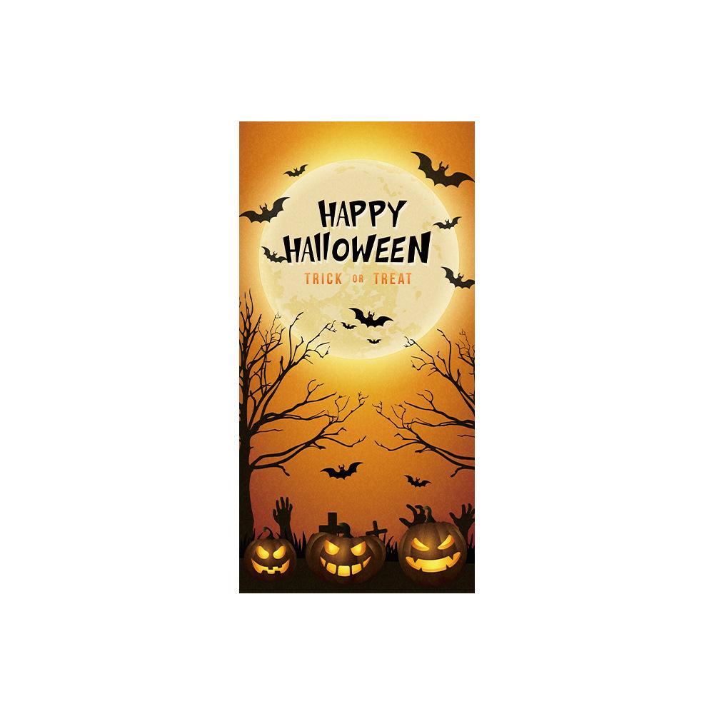 Day of the Dead Festival Polyester Door Banner - Customizable Party Decoration