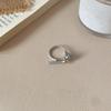 2Pcs Simple Adjustable Wooden Fish Merit +1 Ring For Women Stress Relief Opening Finger Ring