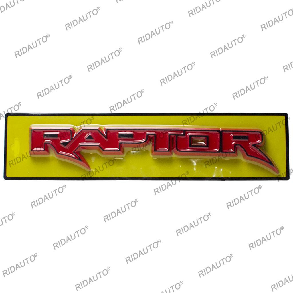 Djsh6 3D Large RAPTOR Emblem Badge Body Side Door Logo Car Stickers For FORD RAPTOR F150 Fx4 XLT Trunk Rear Modified Accessories