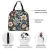 Framed William Morris Botanical Bliss Insulated Lunch Bag for Women Children Leakproof Food Boxes Thermal Lunch Box Tote