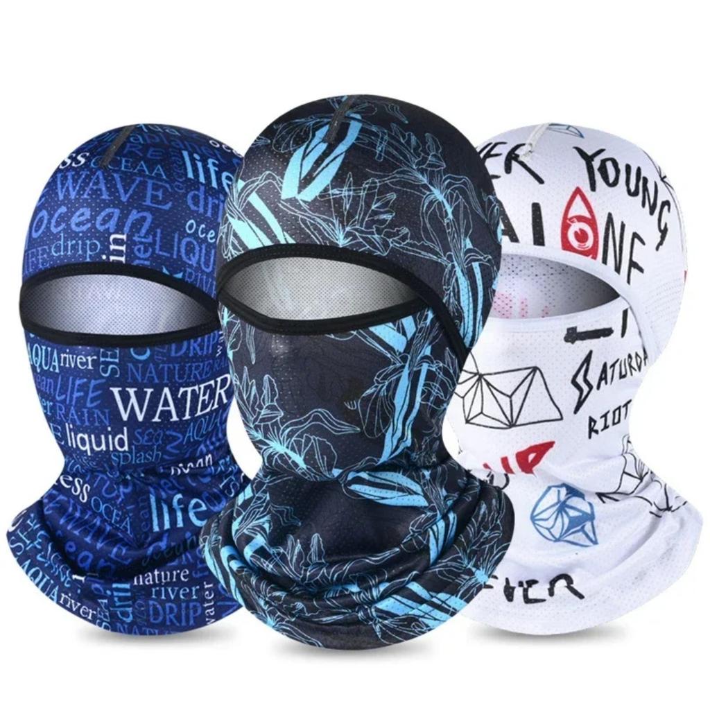 UV Protection Full Face Sun Mask Cooling Balaclava Breathable Headwear Uses For Cycling Motorcycle Outdoor Sports