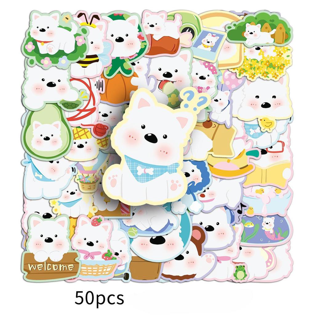 Kawaii Cat-klistremerke Søt jente-klistremerke Kawaii tegneserie prinsesse-pike-klistremerke Nydelig klistremerke for DIY dekorative utklippsbokflaske bagasje