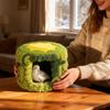 Bird Bed For Cage Cute Winter Plush Hammock Cylinder Parakeet Nest Warm Bird Bed For Parrot Cockatiel Conure Lovebird Finch