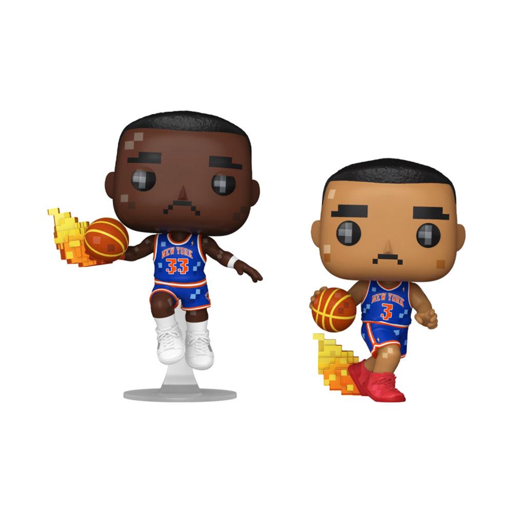 NBA Knicks Patrick Ewing & John Starks 8-bitový pop! Vinyl 2ks