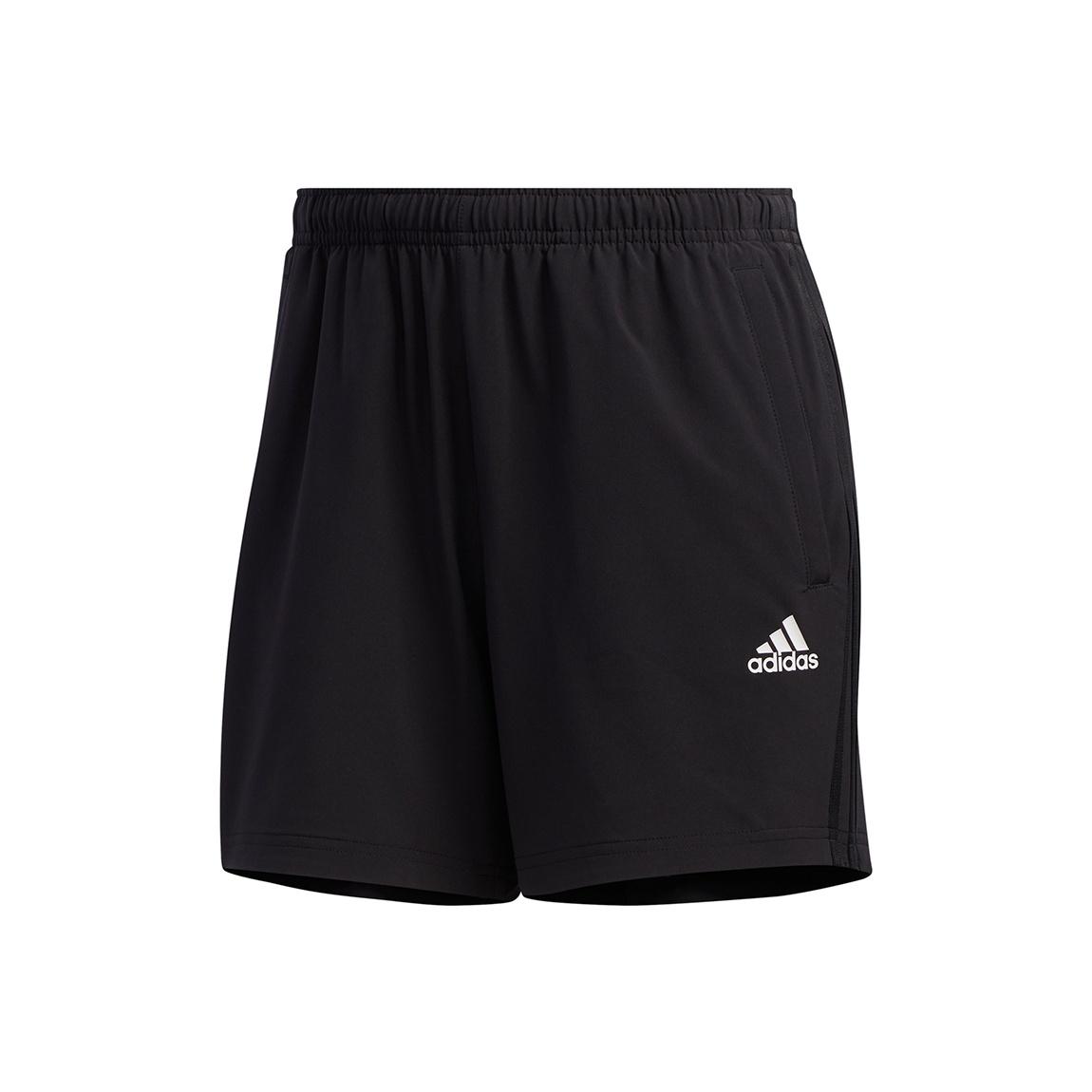 

Adidas Mh 1/4 Woven Shorts With Three Stripes Women Bottoms Black FT2879 L