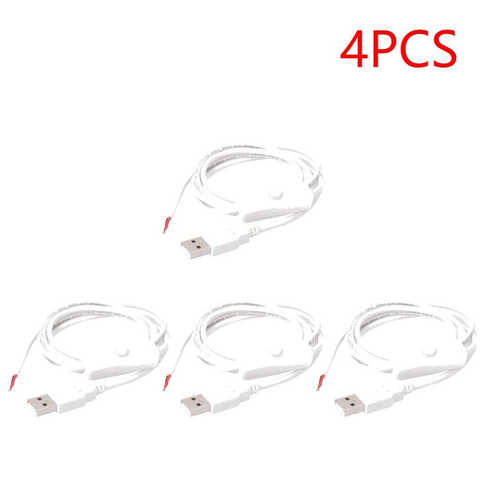 

4-5pcs 1m USB Power Supply Cable Professional 2 Wire USB 2.0 Male Cord Extension DIY with ON/OFF Switch Digital Cables