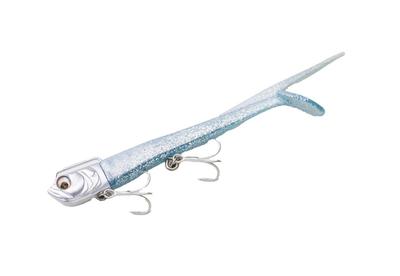 Adusta SARYU 22g Jig Head Worm Silver 823 BKK Hook Long Cast Fishing Lure 4.5 Inch Sr22-823