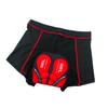 Men's Breathable Quick-Dry Printed Cycling Shorts with Thick Silicone Pad
