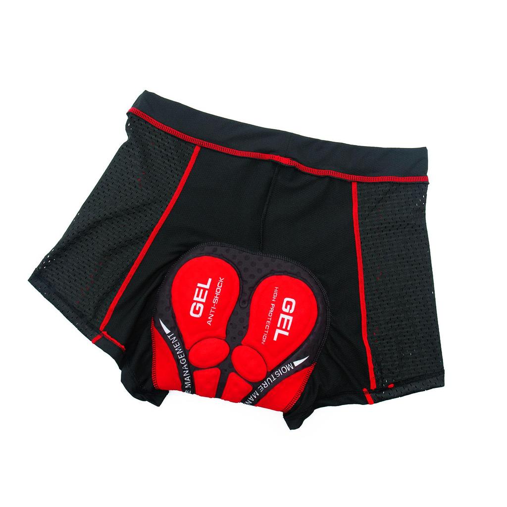 Pánské prodyšné rychleschnoucí cyklistické šortky s potiskem a silnou silikonovou vložkou