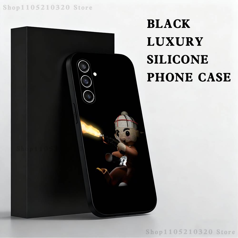 

F-Fuerza R-Regida Phone Case For Samsung S25,S24,S23,S22,S21,S20,S10,Ultra,Plus,Lite,FE,Soft Silicone Black Cover SamsungA71