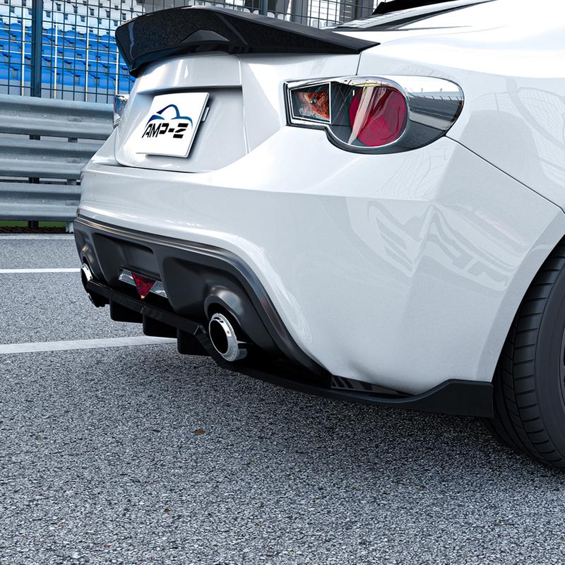 For Toyota GT86 Scion FR-S FRS 2013-2016 Subaru BRZ 2013-2021 Rear Bumper Diffuser Lip Boot Spoiler Splitter Bracket Protector