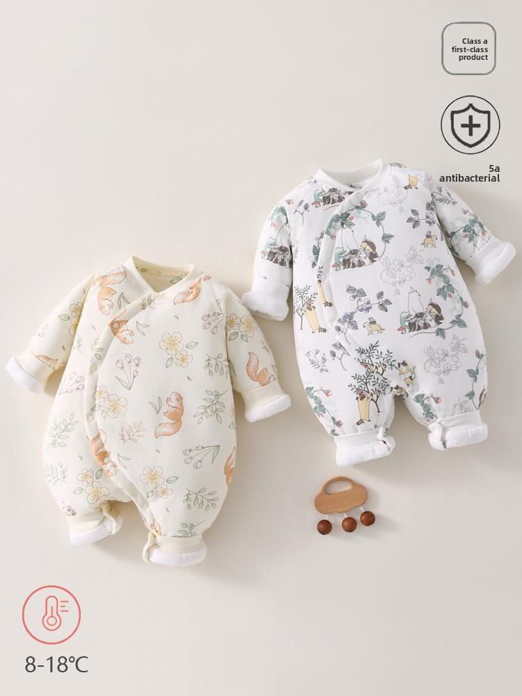 Baby Winter Sleepwear With Cotton Padding For Newborns And Infants