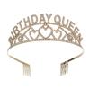 Brautkrone Tiara Legierung Strass Stirnband Hochzeitskrone Geburtstag Haarschmuck Party Stirnband Schmuck