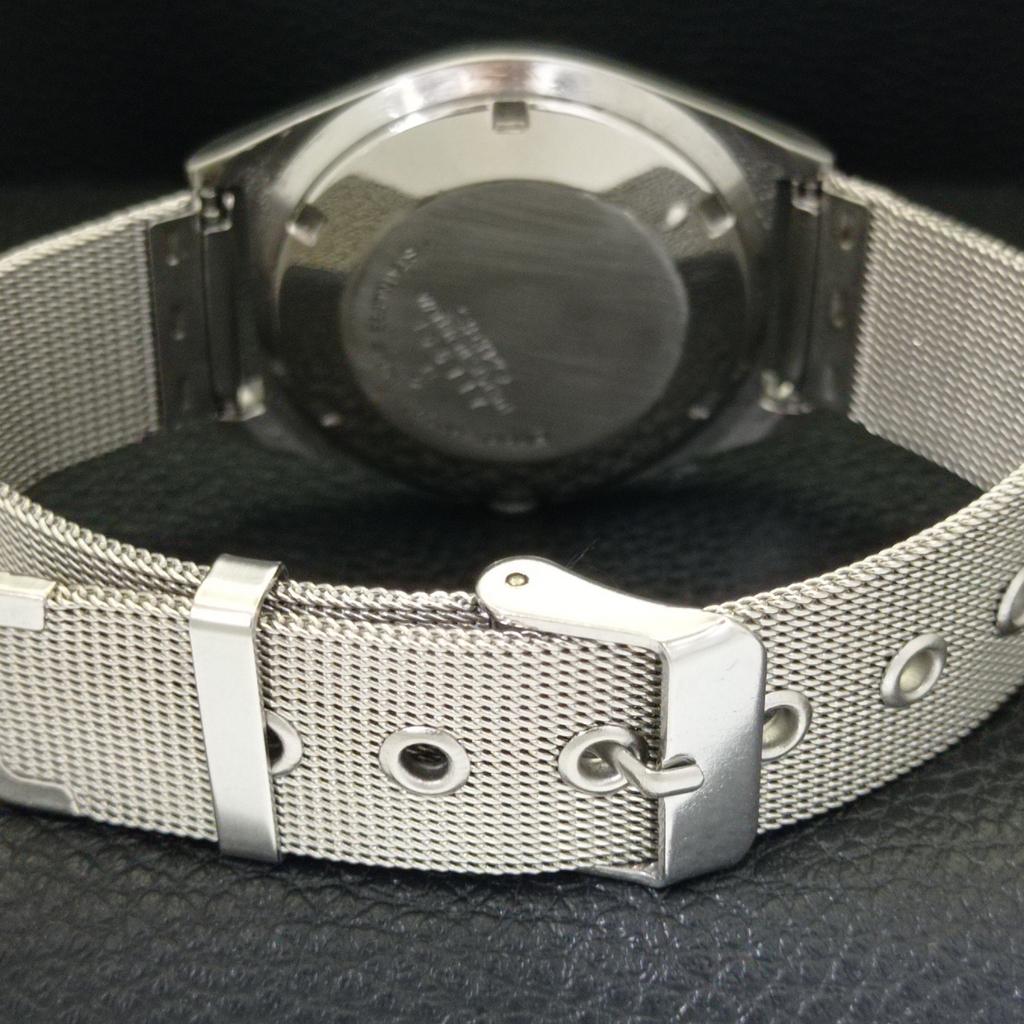 SEIKO AUTOMATIC 6309A JAPAN MENS VINTAGE BLACK COLOR DIAL WATCH a701620-5 R206c-a701620