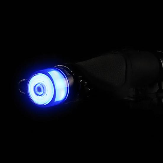 Bicycle Handlebar End Light USB Rechargeable Super Bright Waterproof Lightweight Road Mountain Bike Riding Mini LED Warning Lamp Bike