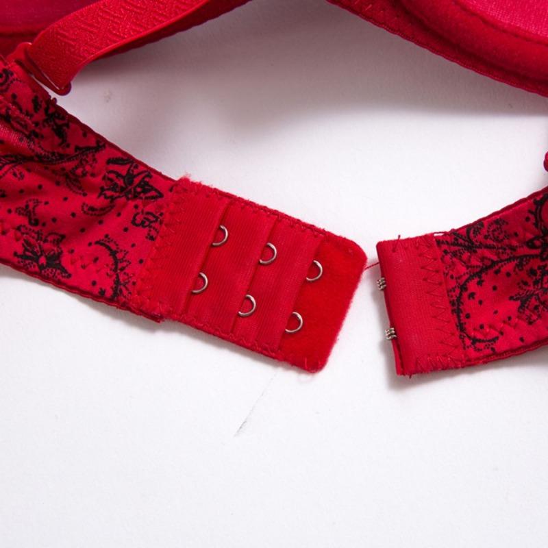 Large Breast Sexy Lace Thin Section of Large Underwear Fat Plus Large Size Gathered Bra