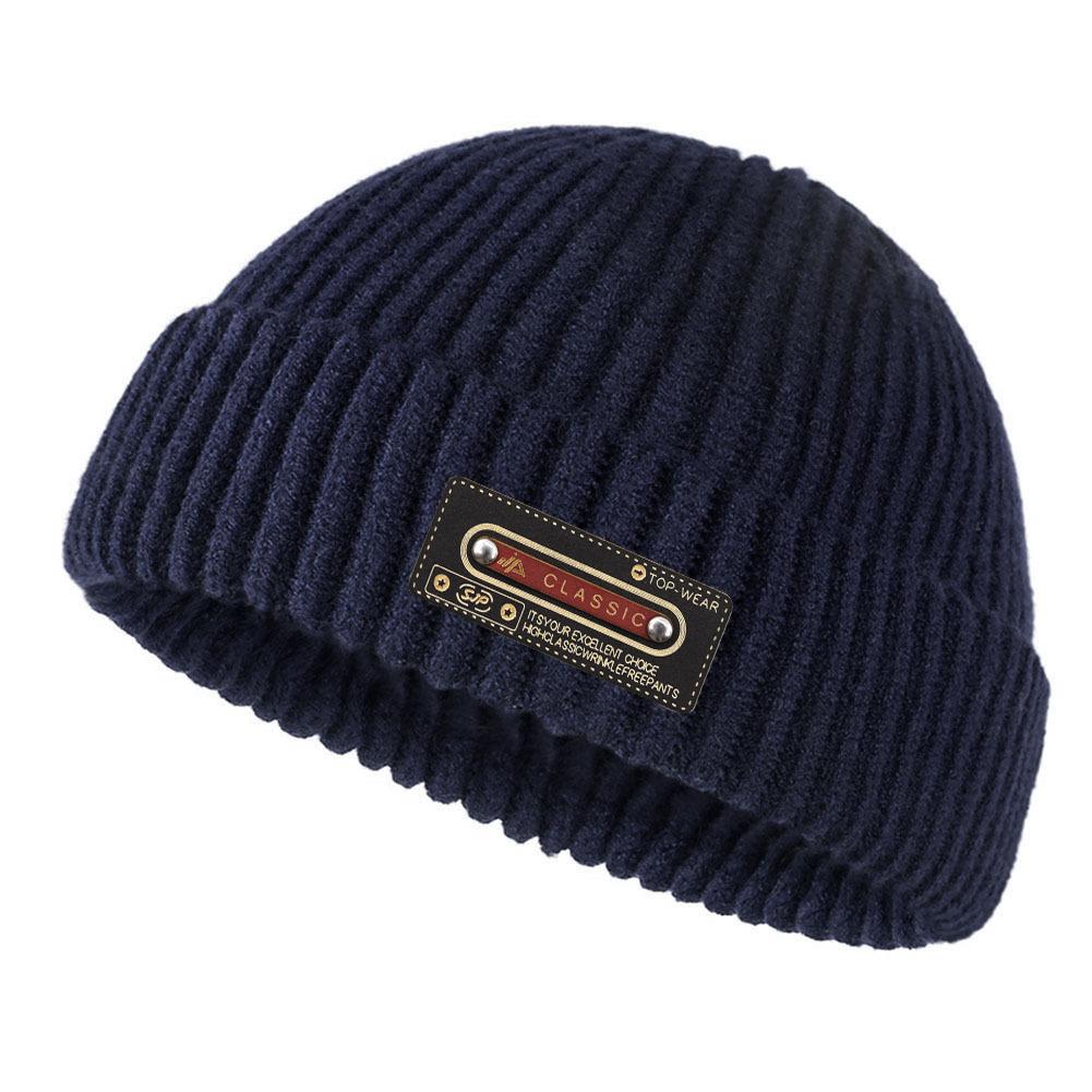 Hut Weiche Winter Warme Mützen Casual Kurzen Faden Hip Hop Hut Erwachsene Männer Weibliche Wolle Gestrickte Schädel Kappe Elastische unisex