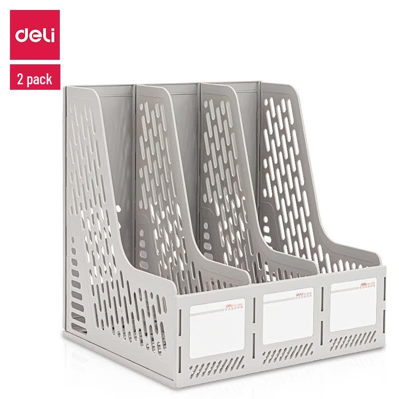 Deli Triple File Holder 2-Pack