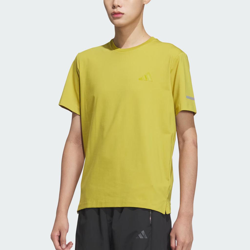 Adidas Sportswear Simple Comfortable Crew Neck Pullover Short Sleeve T-Shirt Men Tops Pulse-Olive-Green JL6048