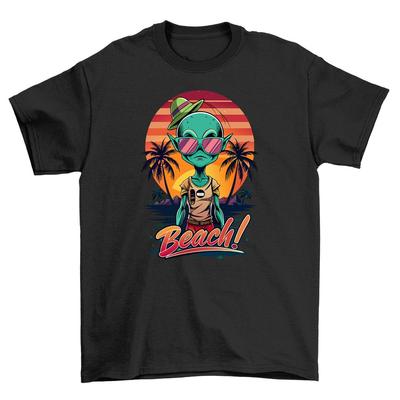 'Summer_21 Alien Vibes'' Lustiges T-Shirt: Außerirdischer Stil! Unisex-Design, 1