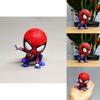 Adorable Figurine Poupée Spider-man Pour Décoration de Gâteau de Fête d'Anniversaire et Collectionneur Amusant