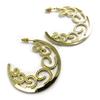 Les Trésors De Lily [M2574] - Gold 'Scarlett' Hoop Earrings Ø 45 Mm