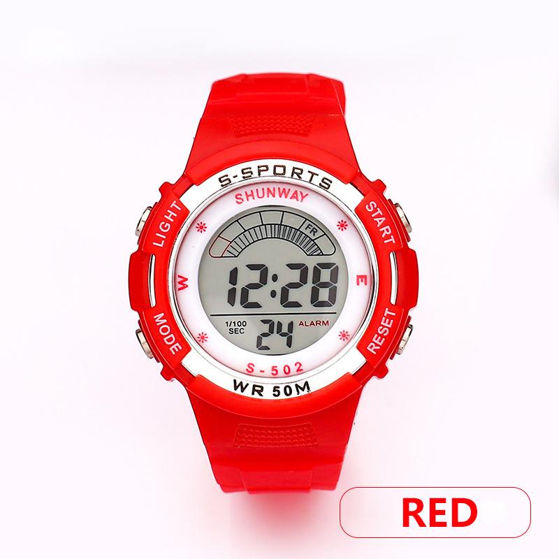 Children Watch Electronic Cook Girl Fashion Wristwatch 50m Waterproof Boys Student Sports digital Watches Alarm Clock gift