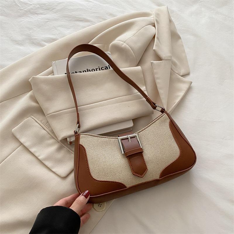 

Niche simple bag new female popular versatile shoulder crossbody fashion underarm trend small square bag