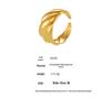 Chic Qiong Yao Stainless Steel Open Ring: Hip Hop Trend, Durable Colorfast Jewelry