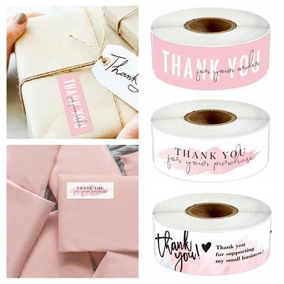 Gift Wrapping Party Supplies Thank You Stickers For Your Orders Packaging Decals Sealing Labels