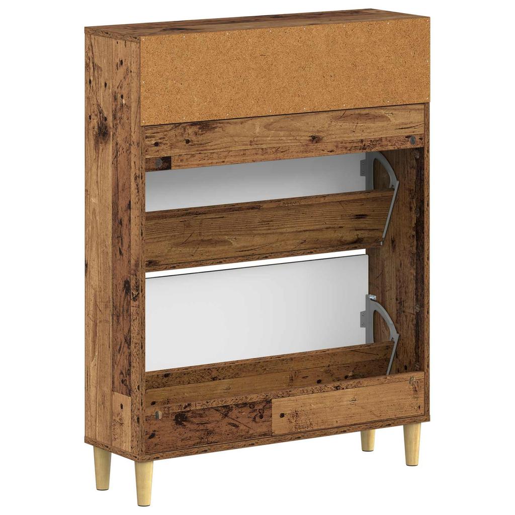 Shoe Cabinet ARNHEM 78 x 24 x 103 cm Engineered Wood Reclaimed Wood