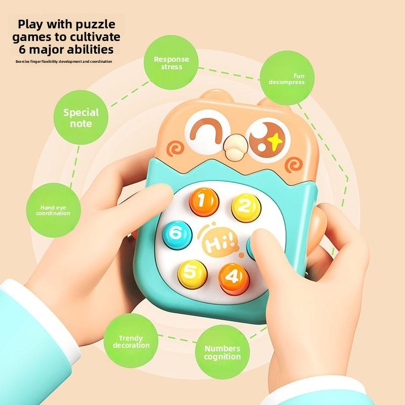 Electronic Duckling Mini Whack A Mole Game Toy For Family Fun And Interaction