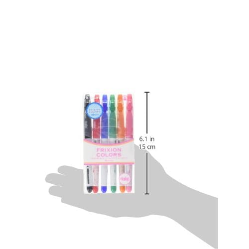 Pilot Erasable Color Sign Pen Frixion Colors 6 Colors 3 SFC-60M-6C3