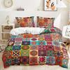 3d Bohemian Bedding Set Boho Flowers Duvet Cover Pillowcases Queen King Size 2/3pcs Bed Linens For Woman Couple