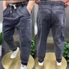 Spring Plus Men's Leg Tied Jeans, Haren Pants, Versatile Pants