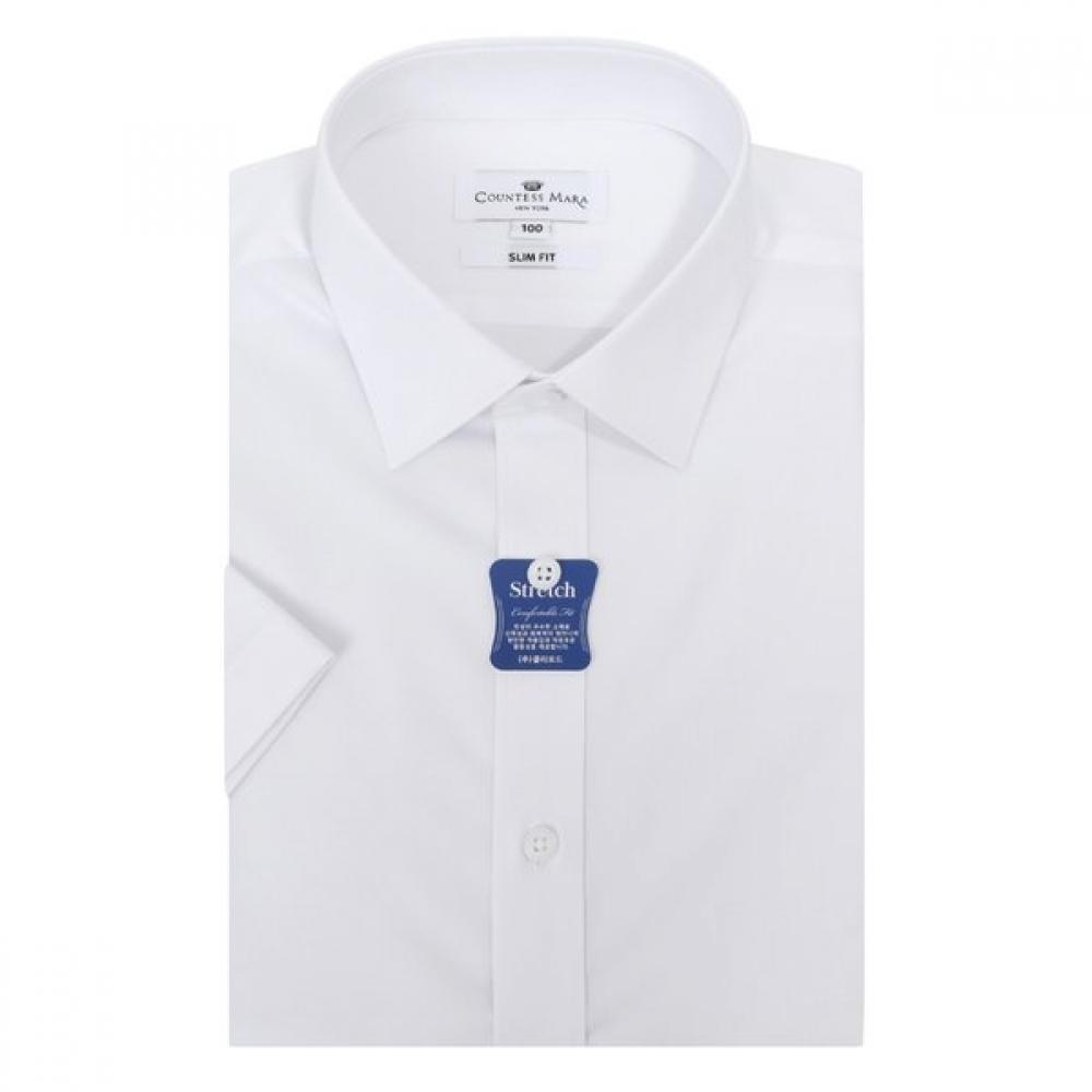 CounteSS Mara Men S Stretch Twill Slim Fit Short Sleeve Shirt White Cdhz2b5451a0 95