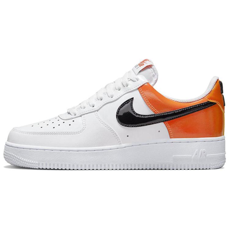 New Nike Air Force 1 Low '07 Essential White/Brilliant Orange Women's DJ9942-103