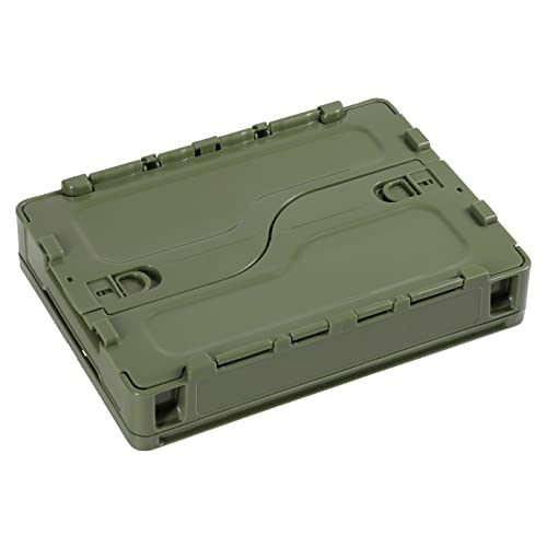 Kapten Stag (KAPTEN STAG) Oricon Hopfällbar Behållare, FD Container, med Låsande Lock, 20L Kapacitet, Tillverkad i Japan, Olivgrön, UL-1081