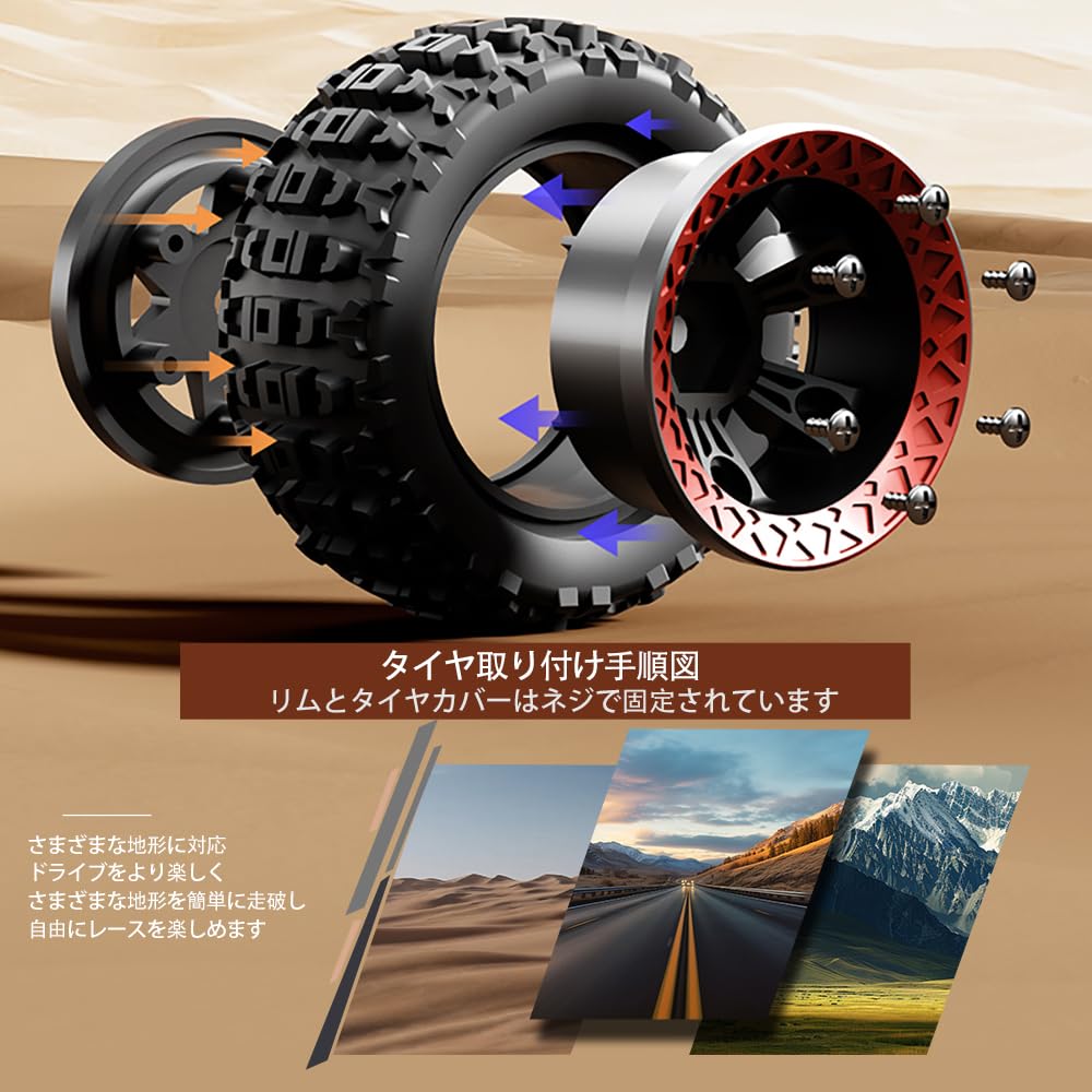 Ritaosan Radio Control Car for 30cm RC 2 80 Minutes of Operation Metal LED Remote Control Electric Toy for Junior High School Celebration Technical