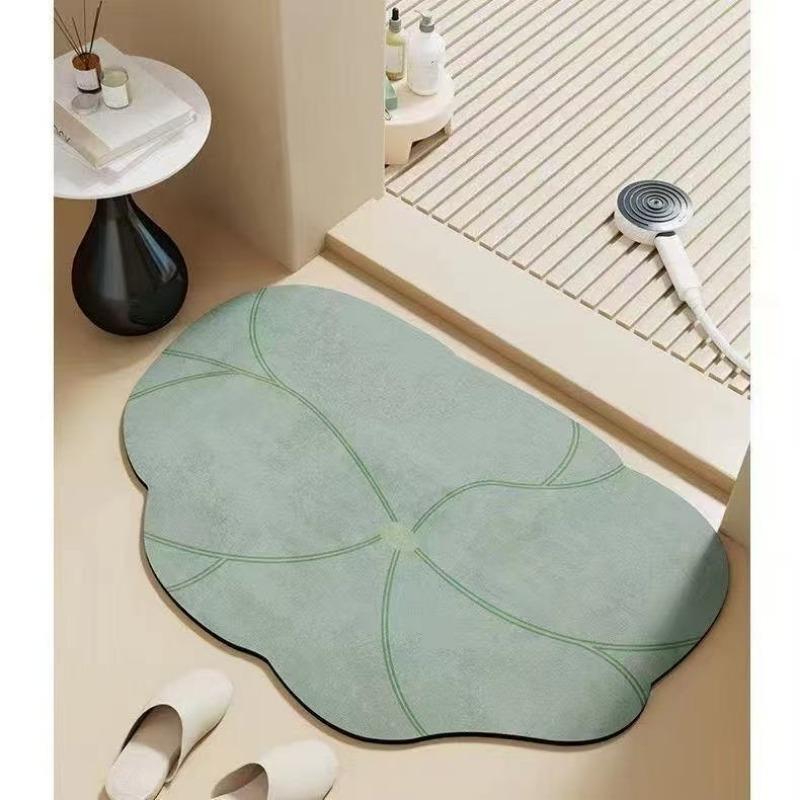 

Діатомовий килимок для підлоги напівкруглої форми, вбираючий килимок для ванної кімнати, брудовідштовхувальний для ванної кімнати, спальні, килимок для вхідних дверей 40x60cm15.7x23.6in